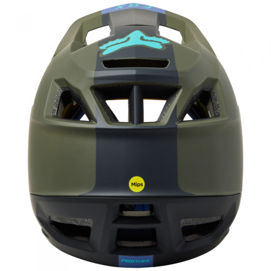 Integrální přilba - FOX Proframe Helmet Blocked Ce - Olive Green