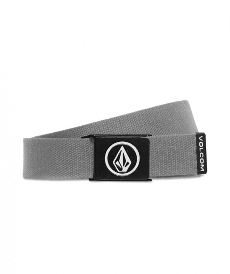 Pánský pásek Volcom Circle Web Belt Heather Grey O/S