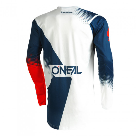 Dres - O'NEAL Element RACEWEAR 2022 - modrá/bílá/červená