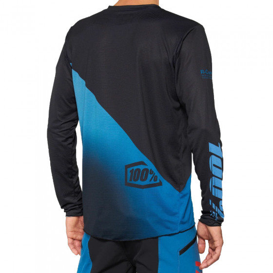 Dres - 100% R-Core-X LS 2022 - Black / Slate blue