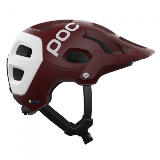 Přilba MTB - POC Tectal Race MIPS Garnet Red/Hydrogen White Matt 