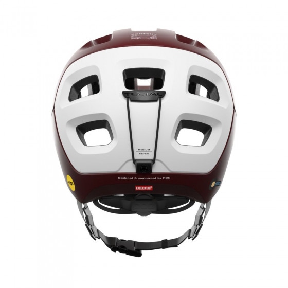 Přilba MTB - POC Tectal Race MIPS Garnet Red/Hydrogen White Matt 