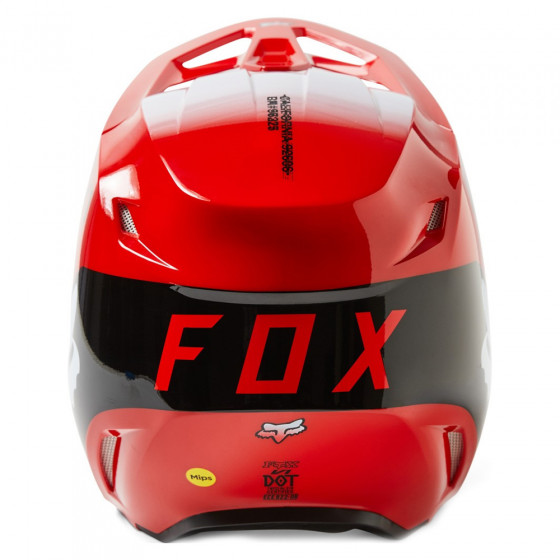 Integrální přilba - FOX V1 Toxsyk 2023 - Fluo Red