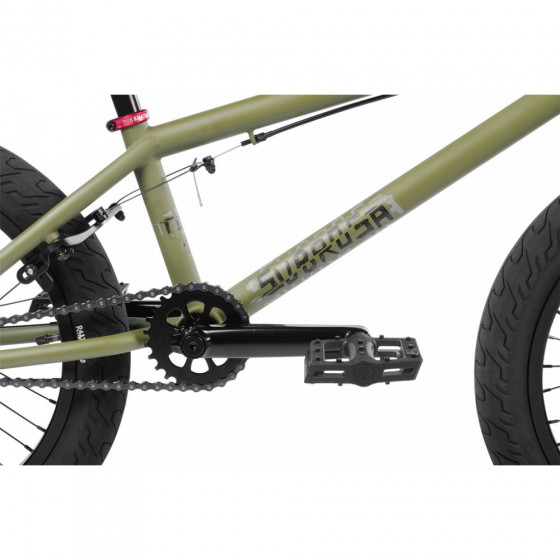 Dětské freestyle BMX kolo - SUBROSA Tiro 18.5" - Army Green