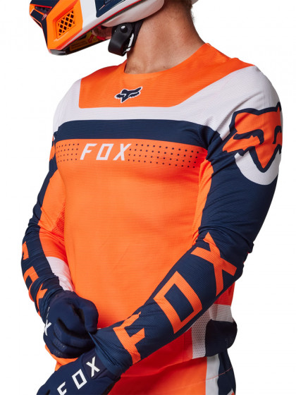 Pánský MX dres Fox Flexair Efekt Jersey Fluo Orange S