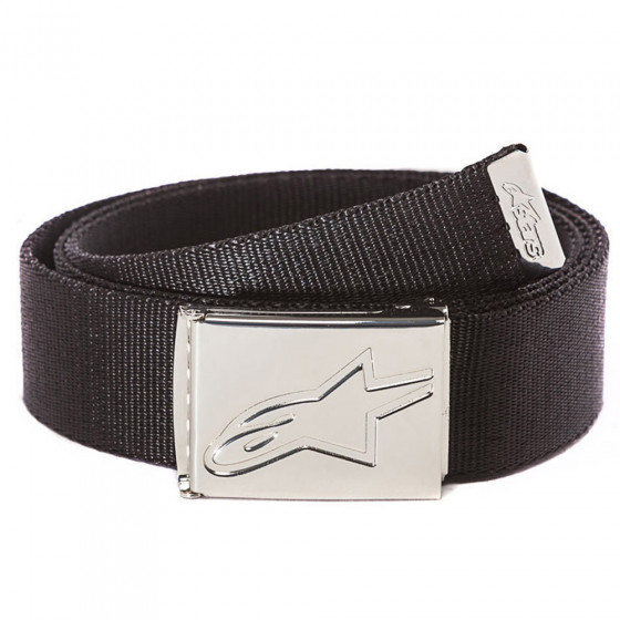 Pásek - Alpinestars Ageless Web Belt 2021 - Black / Chrome