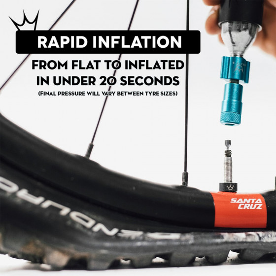 Pumpa - PEATY'S Holeshot CO2 Inflator - MTB / 25g