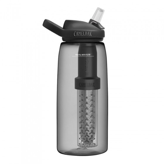 Láhev - CAMELBAK Eddy+ 1l LifeStraw - Charcoal