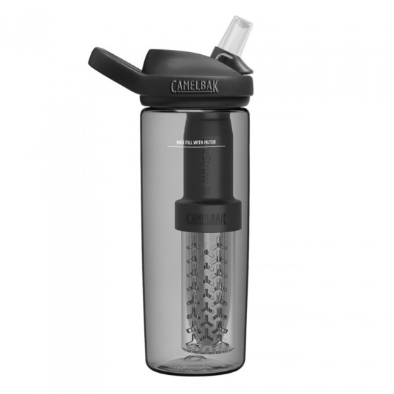 Láhev - CAMELBAK Eddy+ 0,6l LifeStraw - Charcoal