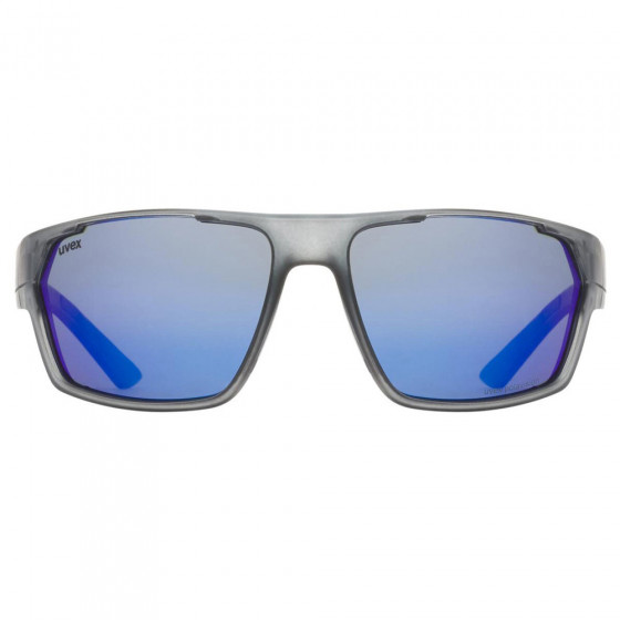 Sluneční brýle - UVEX Sportstyle 223 P - Smoke Mat / Mirror Blue