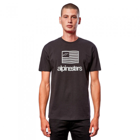 Triko - ALPINESTARS Flag Tee - Black