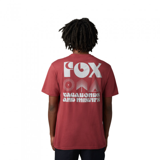Pánské triko Fox Rockwilder Ss Prem Tee Scarlet S