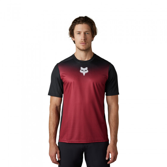 Pánský dres Fox Ranger Ss Jersey Keel Bordeaux S