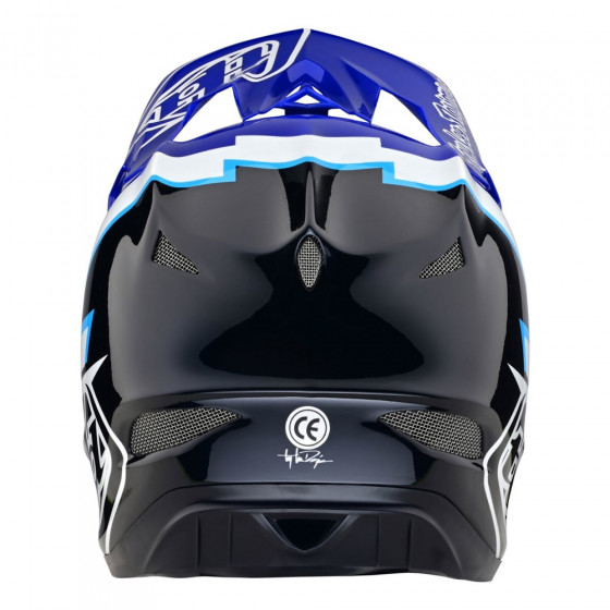 Integrální přilba - TROY LEE DESIGNS D3 Fiberlite Volt - Blue