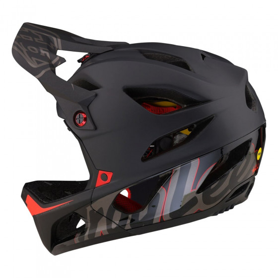 Integrální přilba - TROY LEE DESIGNS Stage MIPS - Signature Black