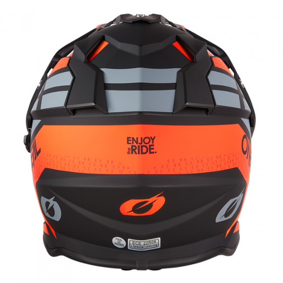 Přilba na cestovní Enduro - O´NEAL Sierra R 2024 - Oranžová / Černá / Šedá