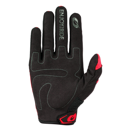 O´Neal dětské rukavice ELEMENT RACEWEAR černá/červená XS/1-2