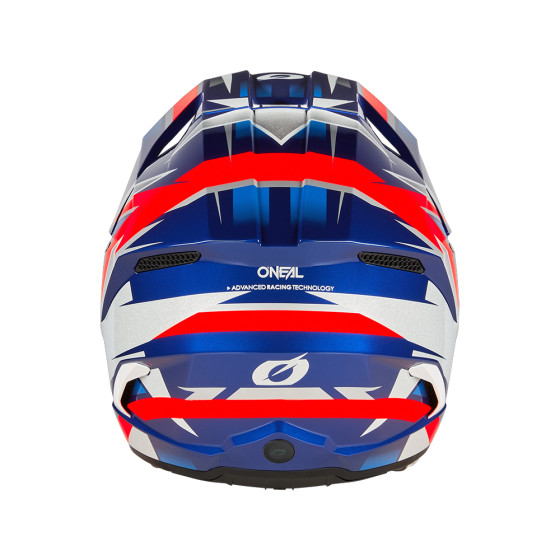 O´Neal přilba 3SRS RIDE modrá/bílá/červená XS (53/54 cm)