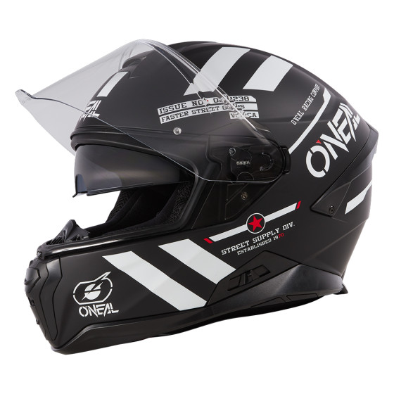 O´Neal přilba CHALLENGER WARHAWK černá/bílá/červená XS (53/54 cm)