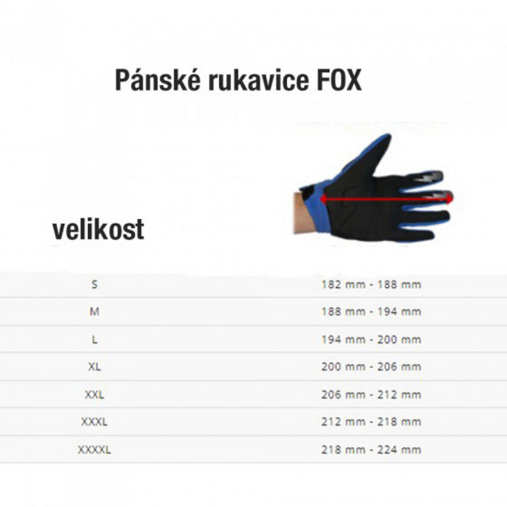 Rukavice - FOX Pawtector 2023 - Navy / Orange