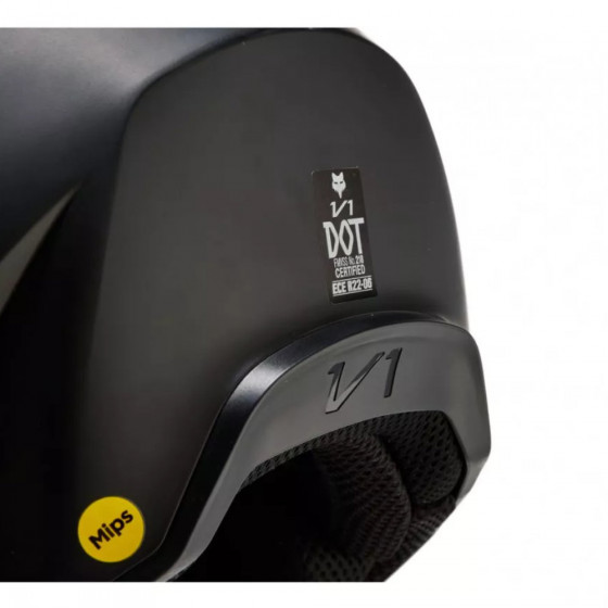 Integrální přilba - FOX V1 Solid DOT/ECE 2023 - Matte Black