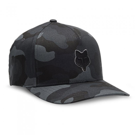 Čepice - FOX Fox Head Flexfit Hat - Černá Camo