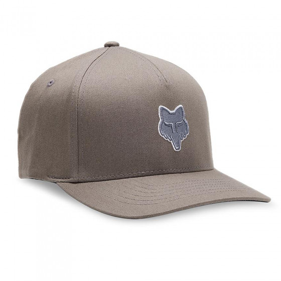 Čepice - FOX Fox Head Flexfit Hat - Steel Grey