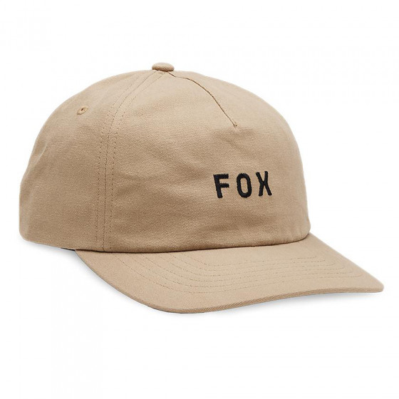 Čepice - FOX Wordmark Adjustable Hat - Taupe
