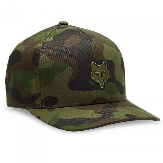 Čepice - FOX Fox Head Flexfit Hat - Green Camo