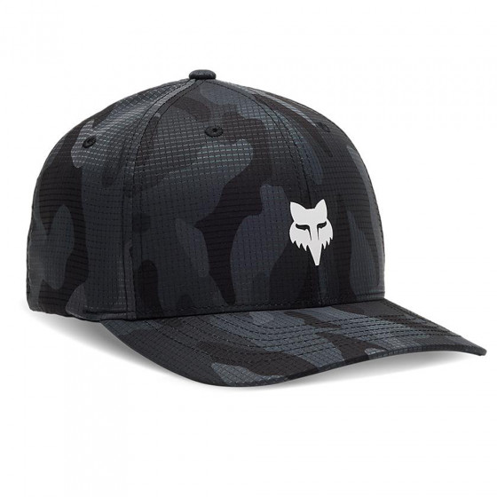 Čepice - FOX Fox Head Camo Tech Flexfit - Black Camo