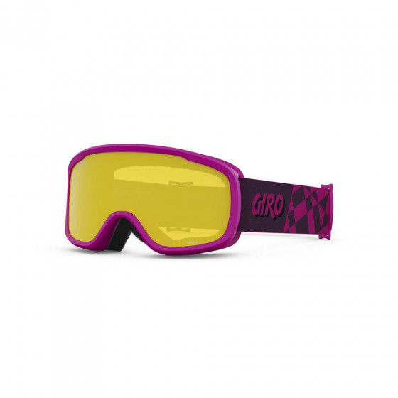 Dámské zimní brýle - GIRO Moxie - Pink Cover Up/Amber Pink/Yellow (2skla)