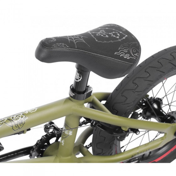 Dětské freestyle BMX kolo - SUBROSA Altus 14" - Army Green