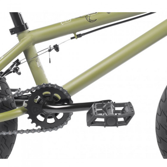 Dětské freestyle BMX kolo - SUBROSA Altus 14" - Army Green