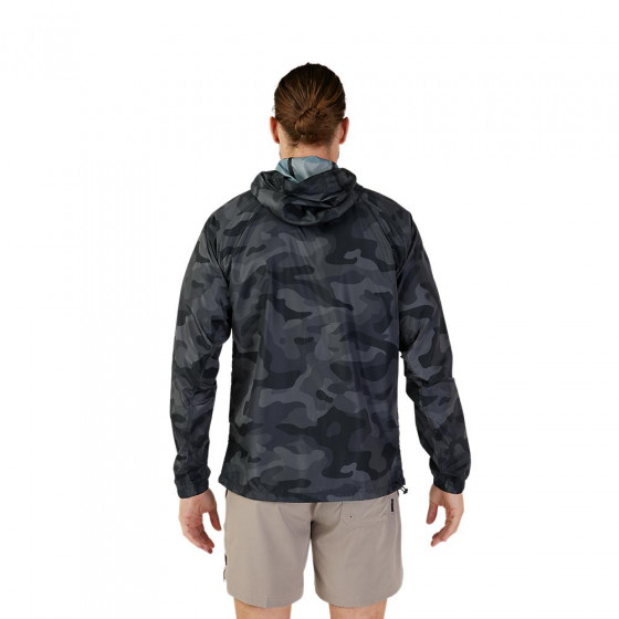 Bunda - FOX Head Camo Windbreaker 2024 - Black Camo