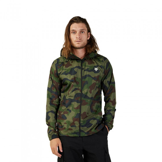 Bunda - FOX Head Camo Windbreaker 2024 - Green Camo