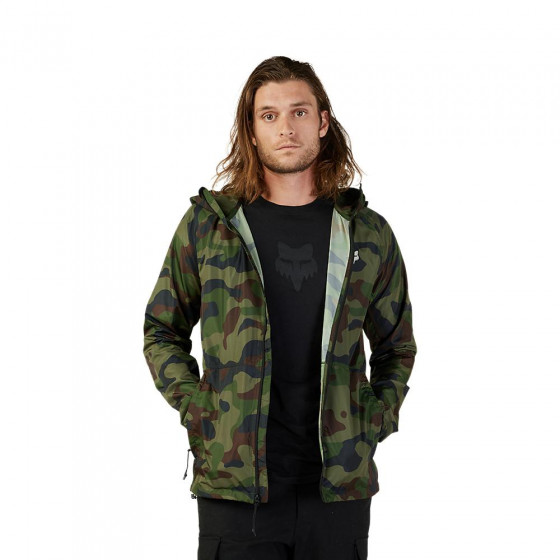 Bunda - FOX Head Camo Windbreaker 2024 - Green Camo