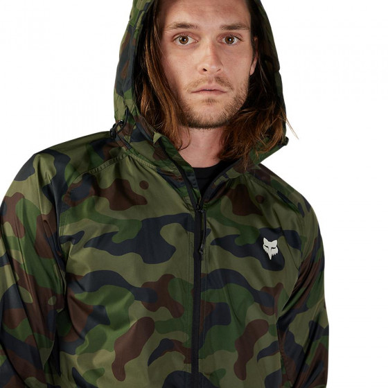 Bunda - FOX Head Camo Windbreaker 2024 - Green Camo