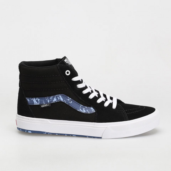 Boty - VANS BMX SK8-Hi - Marble Black / White / Blue