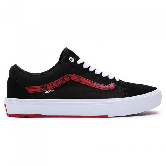 Boty - VANS BMX Old Skool - Marble Black / White / Red