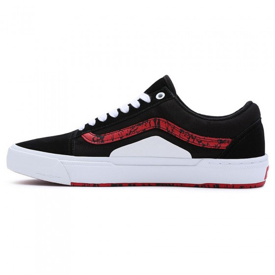 Boty - VANS BMX Old Skool - Marble Black / White / Red