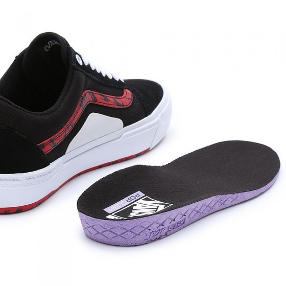 Boty - VANS BMX Old Skool - Marble Black / White / Red