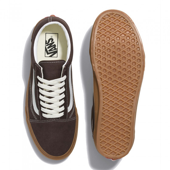 Boty - VANS Old Skool - Vintage Gum Chocolate