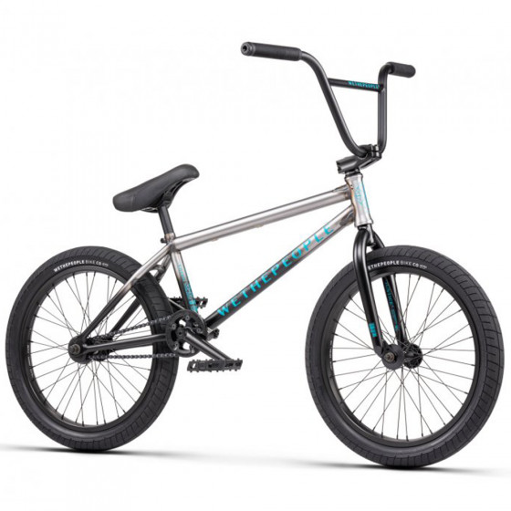 Freestyle BMX kolo - WE THE PEOPLE Justice 20,75" 2024 - Matt Black Raw fade