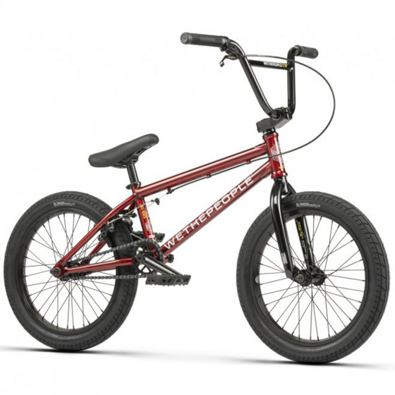 Freestyle BMX kolo - WE THE PEOPLE CRS 18" 2024 - Trans Red