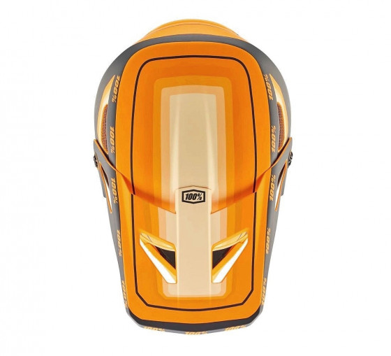 Integrální přilba - 100% STATUS Topenga  - Orange / Black