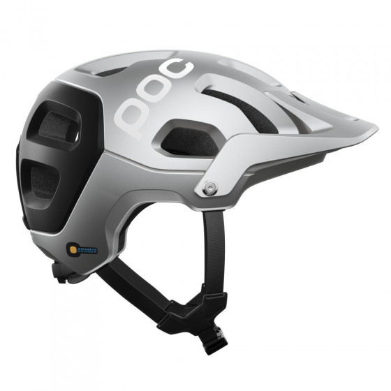 Přilba MTB - POC Tectal Race MIPS - Argentite Silver / Uranium Black Matt