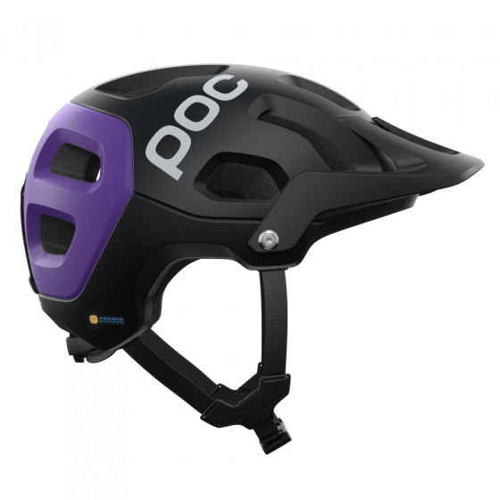 Přilba MTB - POC Tectal Race MIPS - Uranium Black / Sapphire Purple Metallic / Matt 