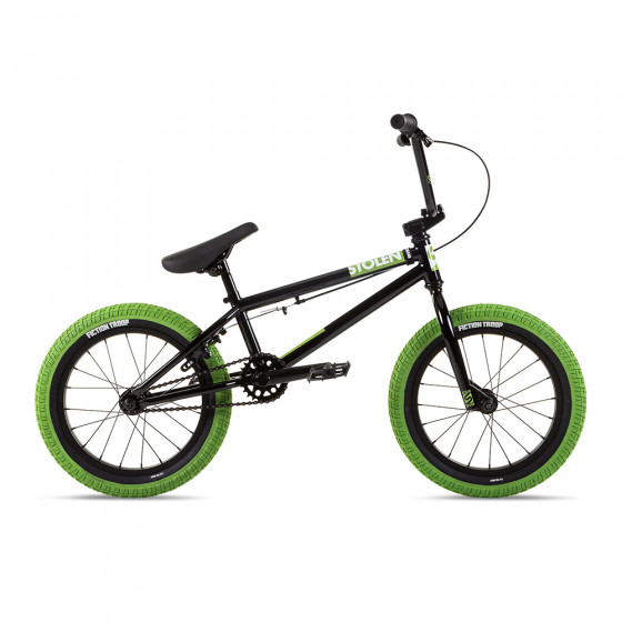 Dětské freestyle BMX kolo - FICTION Agent 16" - Black