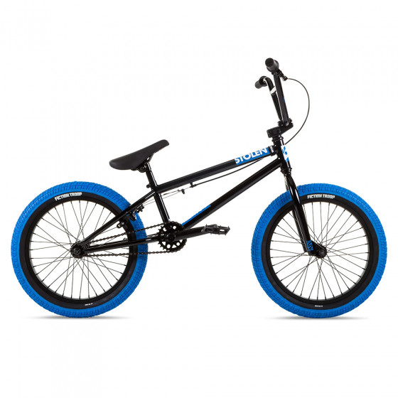 Dětské freestyle BMX kolo - FICTION Agent 18" - Black