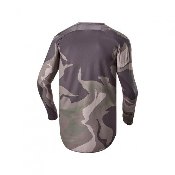 Dres - ALPINESTARS Racer Tactical 2024 - zelená camo / hnědá